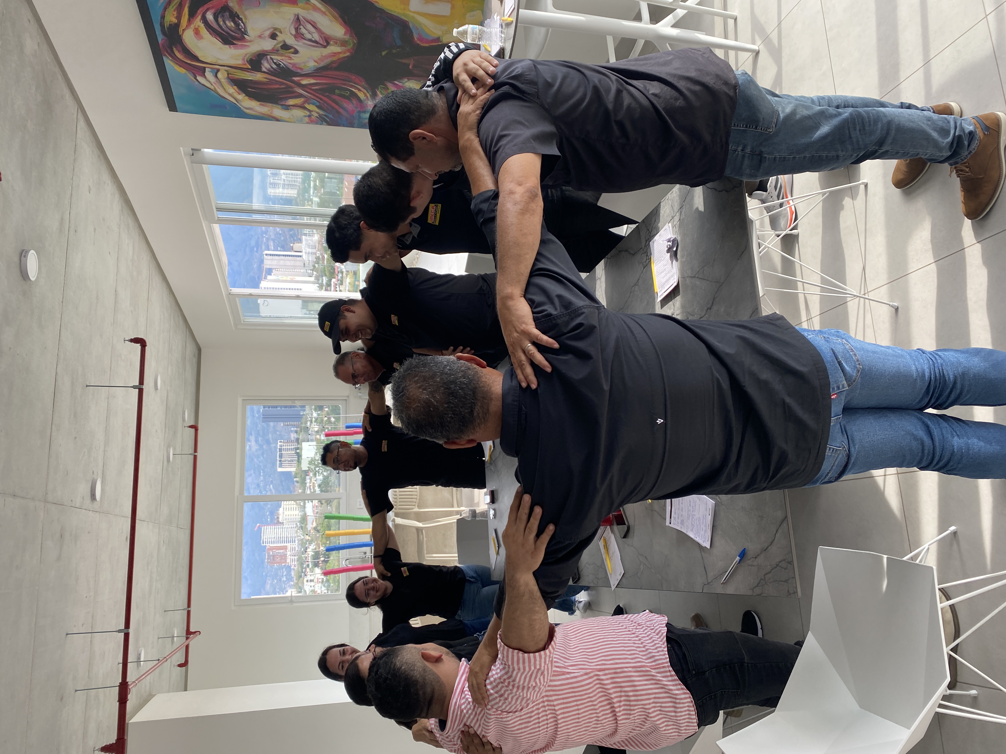 Sesión de capacitación en liderazgo